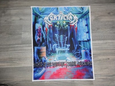 Mortician Backpatch Back Patch White Border Sold Out Pissgrave Xysma Immolation*
