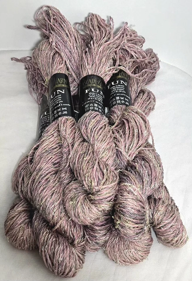 Веселый лот из 7 мотков пряжи из вискозной хлопковой смеси CASCADE #0284 - Изображение 2 из 4