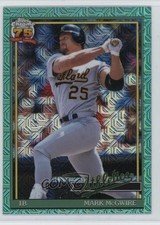 2026 Series 1 1991 Topps Chrome Silver Pack Mojo Aqua Refractor Mark McGwire 3c2
