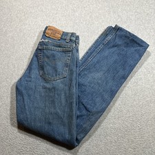 VTG 70s Levi s XX Blue Denim Button Fly Jeans - Size 27 x 34