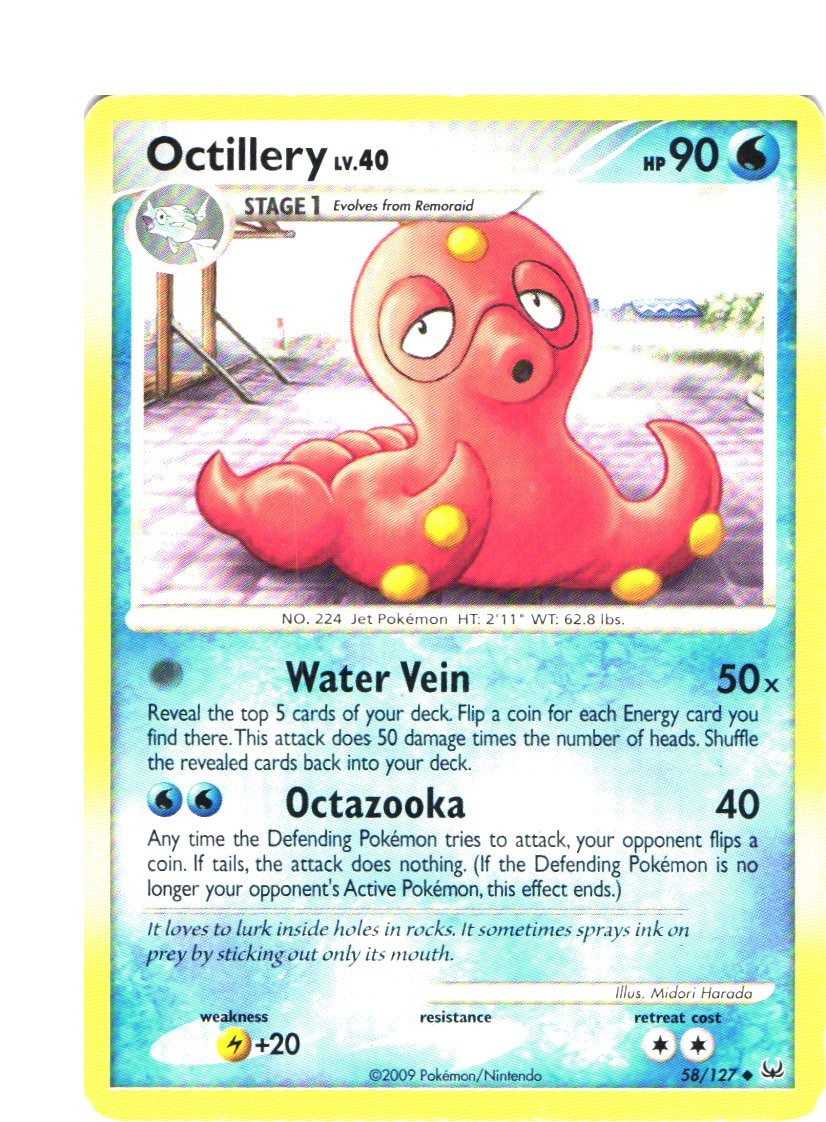 Octillery Uncommon Platinum 58/127 MP