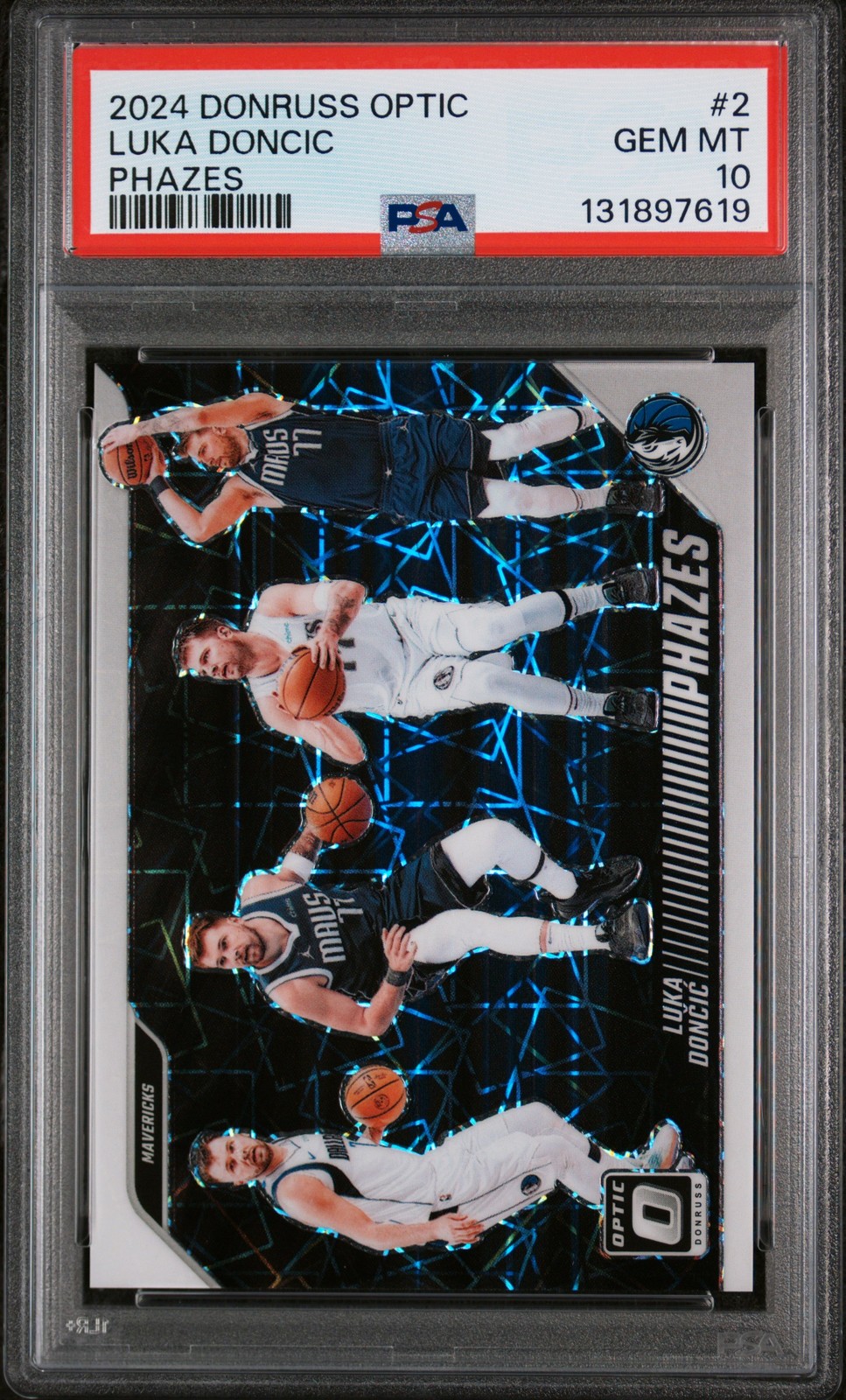 2024 PANINI DONRUSS OPTIC PHAZES #2 LUKA DONCIC PSA 10