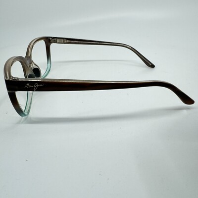 Maui Jim Honi MJ 758-22B Brown Teal Cat Eye Sunglasses  display picture 2
