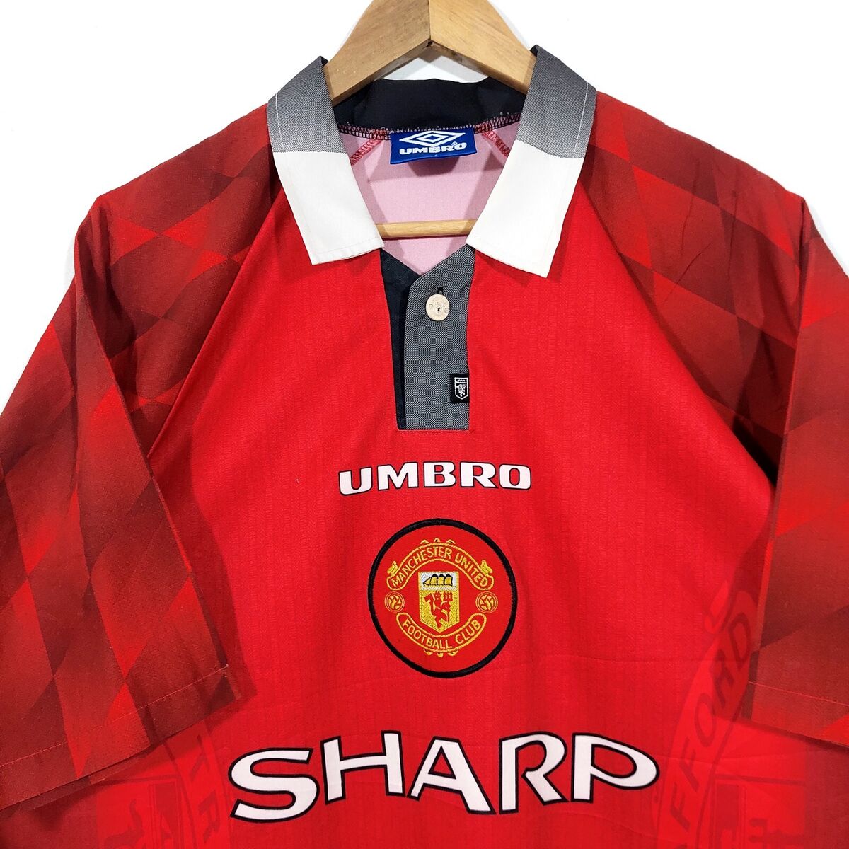 Vintage Umbro Manchester United Shirt 1996/98 MAN UTD Home Vintage Umbro Manchester United Shirt 1996/98 MAN UTD Home