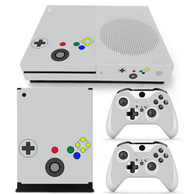 XBOX ONE S (SLIM) Vinyl Sticker Set -Super NES Retro SNES Vinyl