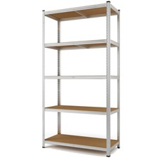 5 Tier Racking Shelf Heavy Duty Garage Shelving Storage Shelves 180x90x40cm