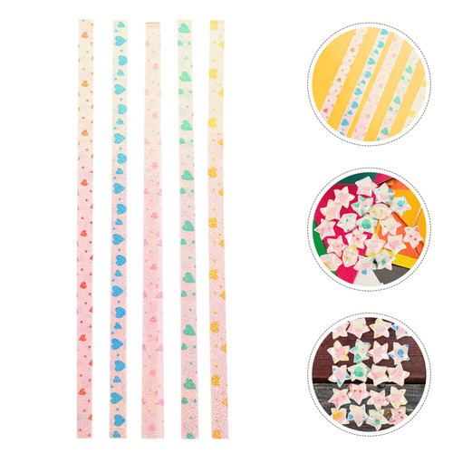 200 Pcs Papierstreifen Für Fröbelsterne Weihnachten Origami-Stern Student - Bild 2 von 12