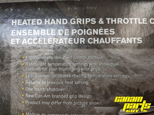 OEM Can Am 2020+ Outlander Heated Hand Grips & Throttle Combo 715004815 - Bild 6 von 6