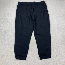 Member's Mark Luxe Jogger Pants Men's XXL Black Drawstring Waist