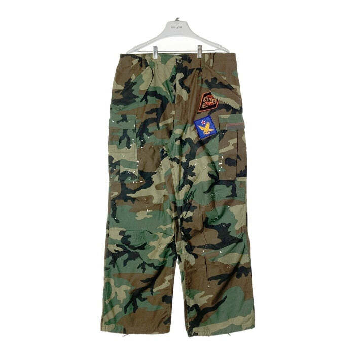 個人装備 WOODLAND CAMO CARGOS Fox Outdoor Casual Pants Mens Battle Dress 2XL Woodland Camo