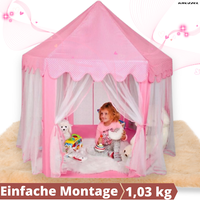 Spielzelt Kinder MäDchen Rosa Spielhaus Kinderzelt Prinzessin Drinnen DraußEn