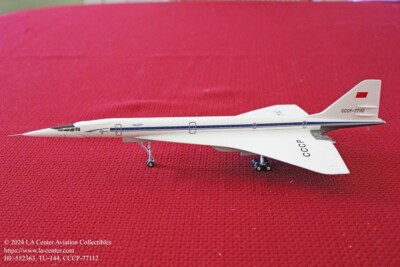 HERPA へルパウイングス　1/200 アエロフロート　Tu-144 RARE Herpa Wings 1:200 Aeroflot Tupolev TU-144 CCCP-77105