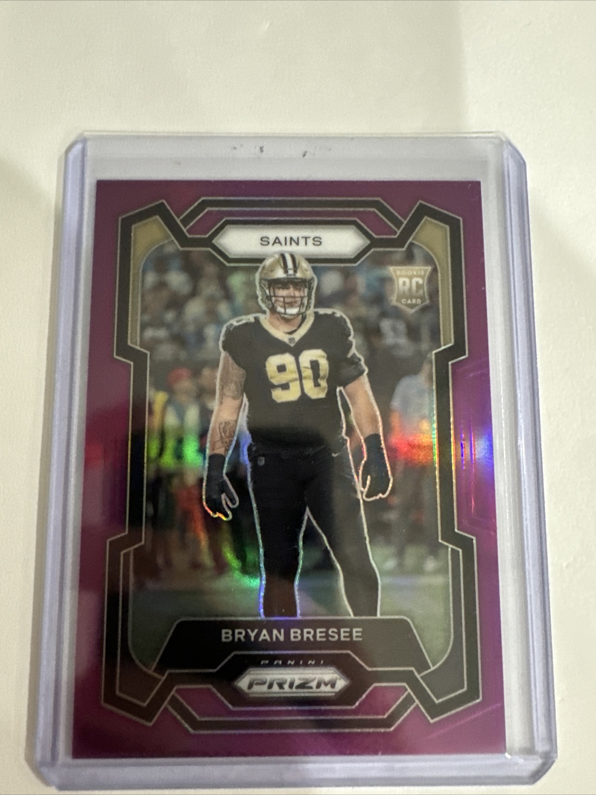 2023 Panini Prizm Rookies Purple Prizm #D /125 Bryan Bresee #372 Rookie RC