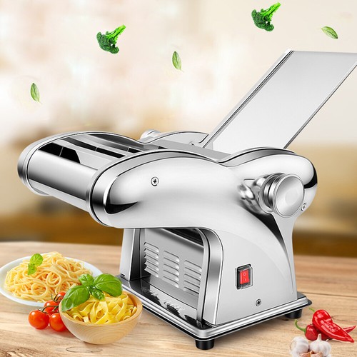 Commercial Stainless Electric Dough Roller Sheeter Noodle Pasta Maker Machine