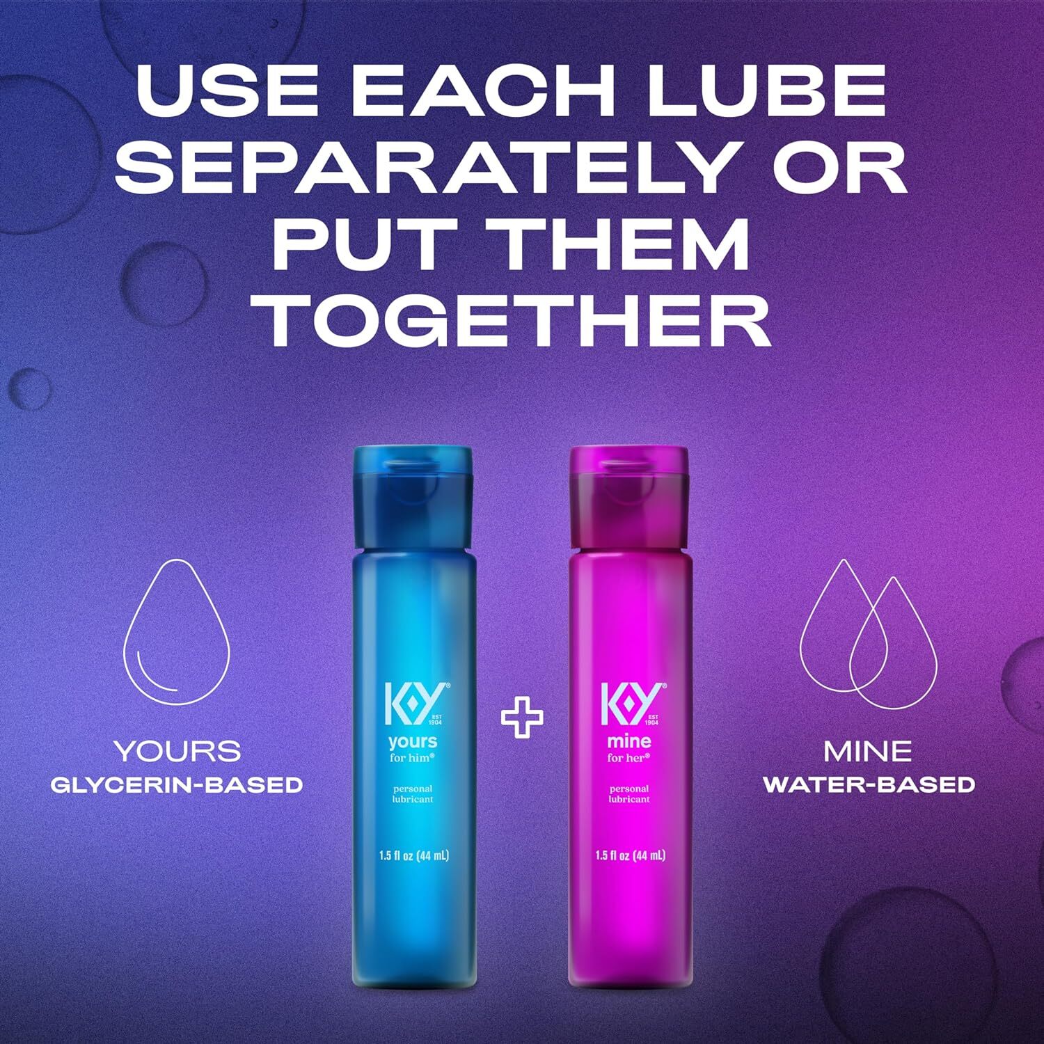 KY Jelly His And Hers Stimulate SexLubricant For Him Women Couples