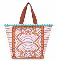 Oilily Sandra Shopper Schultertasche Tasche Arabian Spice Flieder Braun Neu