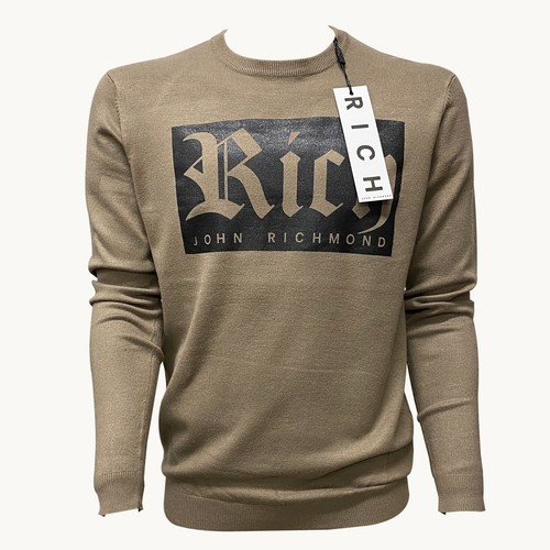 John Richmond maglia girocollo Sweater Zituna cod. HMA19028MADN € 180,00 |  eBay