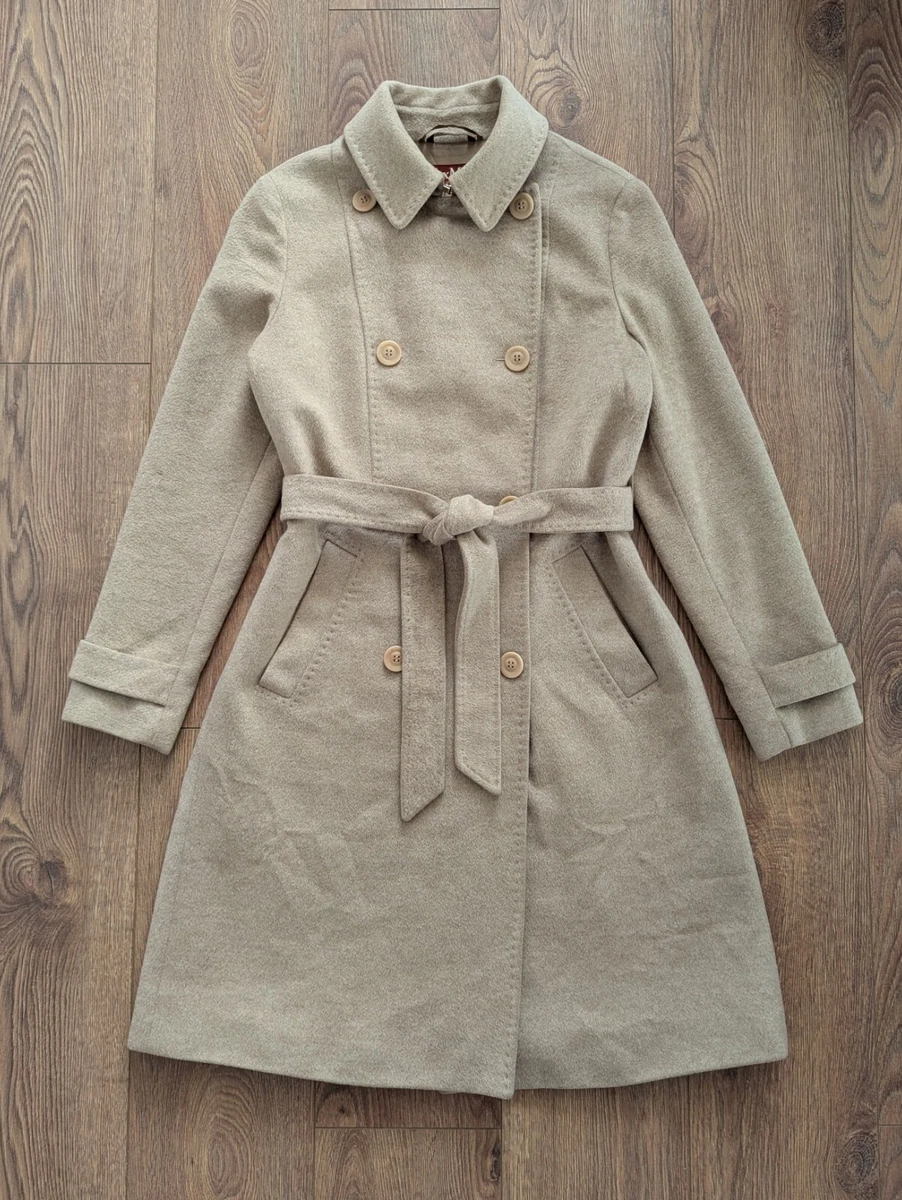 Veste En Laine Chinée Max Mara Taille 40 - Gris - Excellent état - Occasion