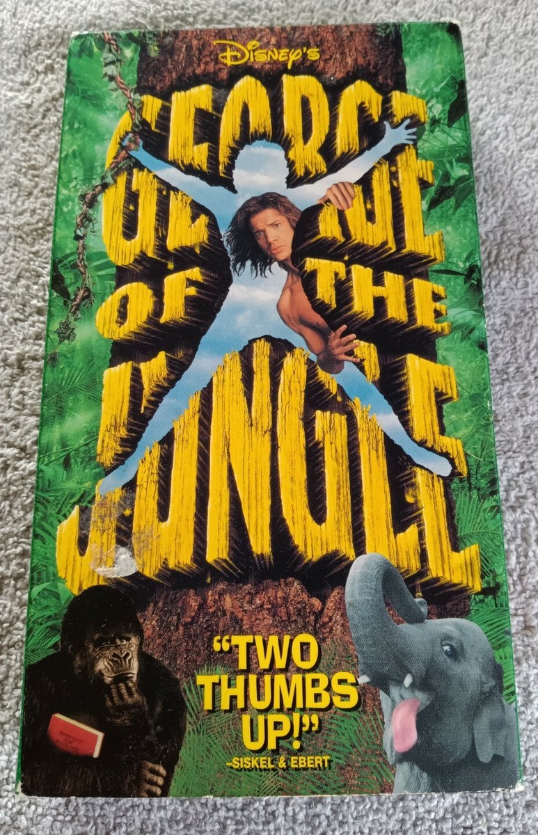 George of the Jungle VHS Brendan Fraser John Cleese Sam Weisman
