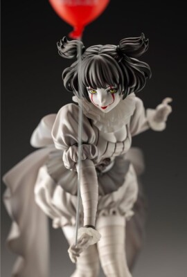 KOTOBUKIYA 1/7 HORROR BISHOUJO STATUE IT 2017 PENNYWISE MONOCHROME