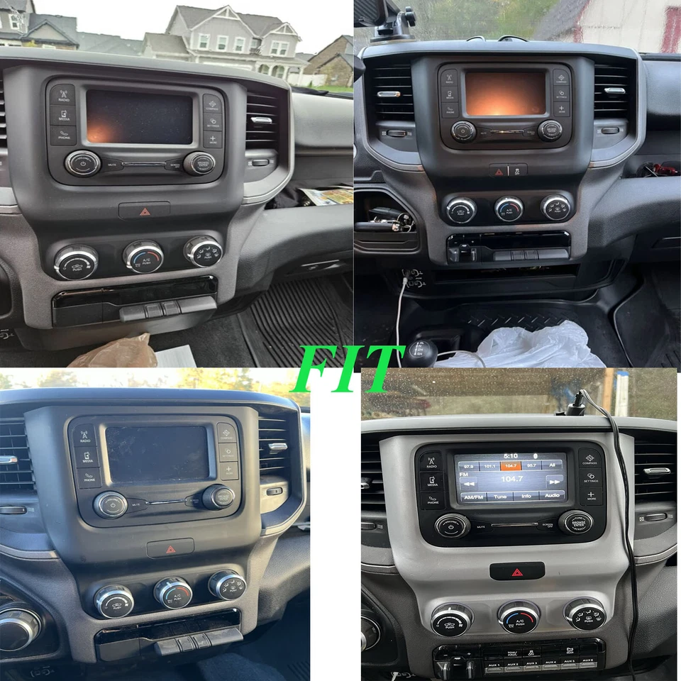 For 2013-18 Dodge Ram 1500 2500 3500 Android 13 Carplay Car Stereo Radio GPS BT Foto 4 de 4