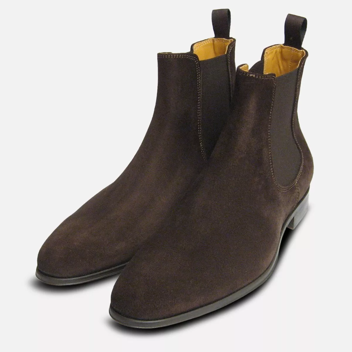 Brown Italian Chelsea Boots for Men eBay