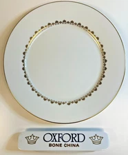 Oxford Bone China Made in the USA (Div of Lenox) Milburne 10-5/8" Dinner Plate