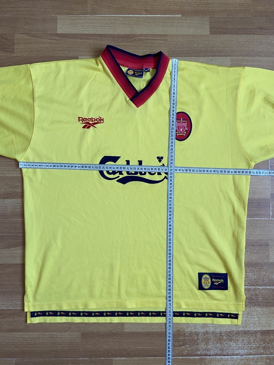 LIVERPOOL 1997 1998 AWAY FOOTBALL SHIRT SOCCER JERSEY REEBOK sz 46
