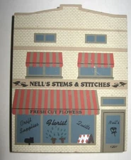 1990 Cat's Meow Nell's Stems and Stitches Shop Series VIII Signed Faline '93