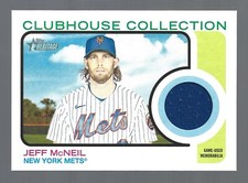 Blue Jersey 2022 Topps Heritage Clubhouse Collection Relics #CC-JMC Jeff McNeil