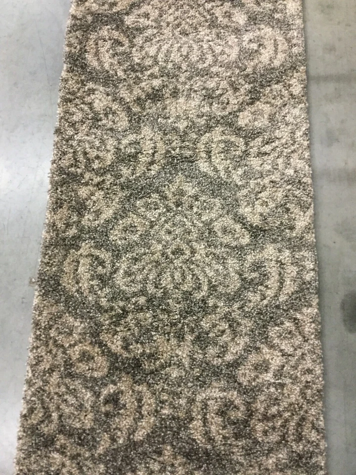BEIGE 2'-3" X 7' Pulled Threads Rug, Reduced Price 1172645012 SG460-7913-27 - Image 2 of 4