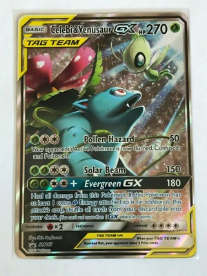 Celebi Venusaur Gx Tag Team Alternate Full Art Ultra Rare Sm167 Pokemon Nm Ebay