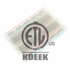 1PC Solderless Breadboard 400 Point Tie Prototype Test Bread Board PCB