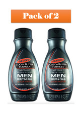 Image of Palmer's Cocoa Butter Formula Men Body & Face 24 Hour Moisture 7.5 oz 250 ml X 2
