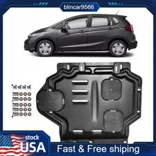 For Honda Fit 2007-2020 1.5L Front Engine Splash Shield Under Cover Black US