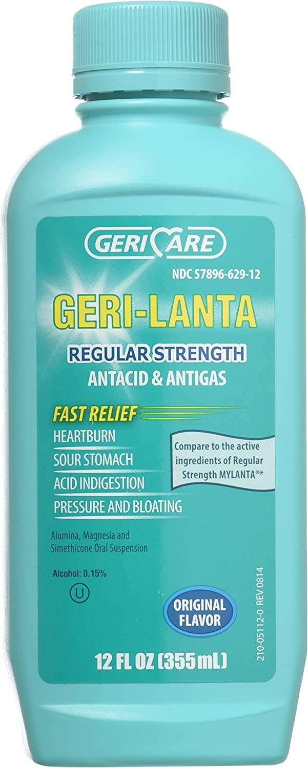 Gericare Regular STRENGTH GERILANTA Liquid Antacid/Antigas 12 OZ eBay