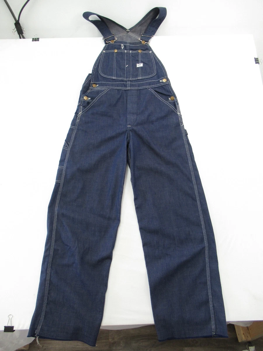 Vintage Lee Overalls Womens Size 26 x 29 50s 60s 70s Denim Jeans Workwear  Cowboy