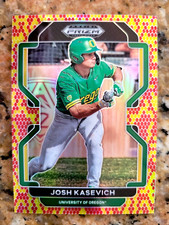 2022 Panini Prizm Draft Picks Prizms Snake Skin #60 Josh Kasevich 16/25