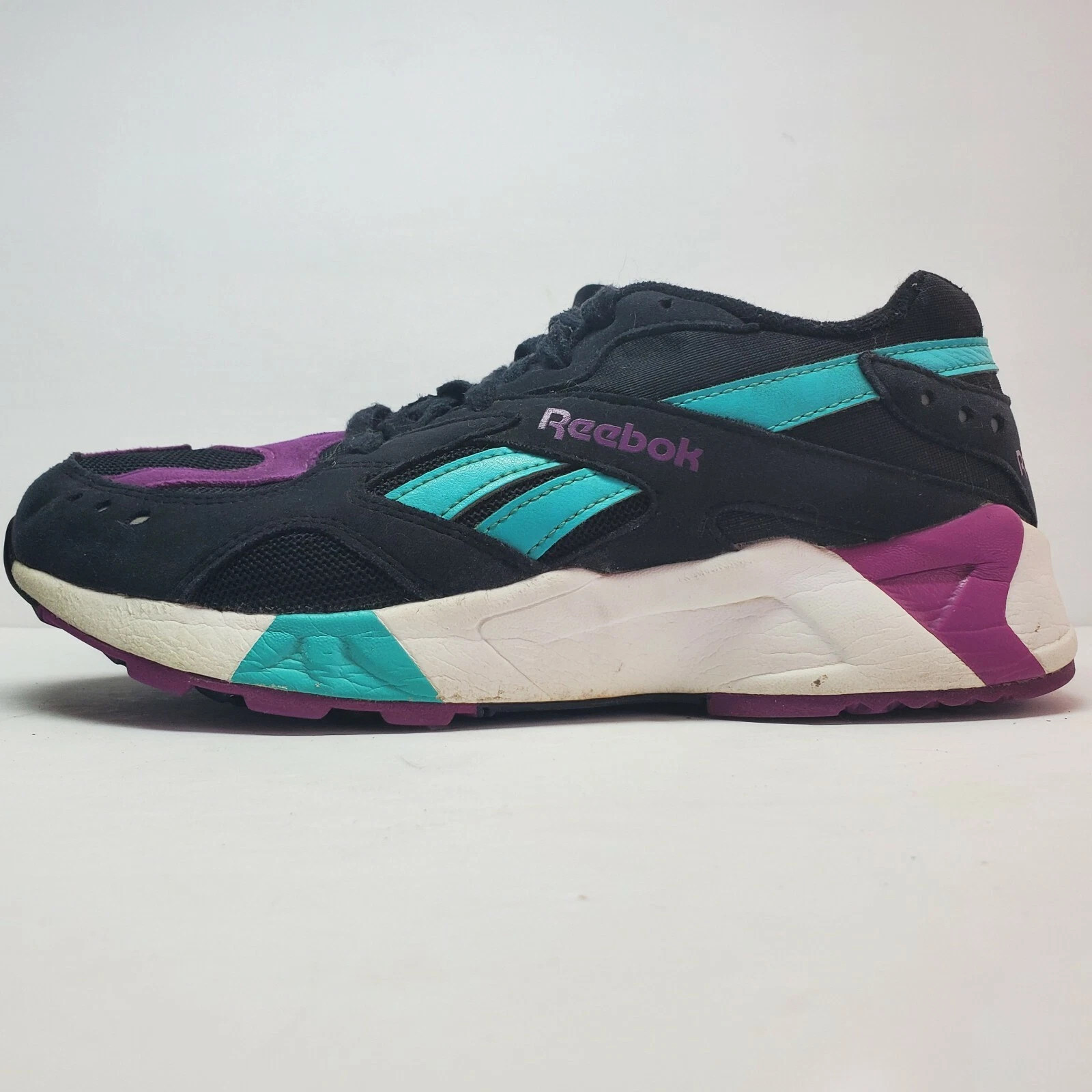 Scarpe Reebok Classics Aztrek Hexalite da donna nere bianche viola taglia 6 DV7133