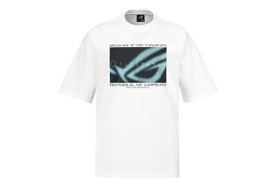T-shirt Asus ROG Cosmic Wave Taille XL - Noir, Neuf Avec étiquettes, Coton, Pour Gamers
