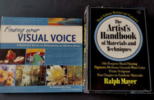 2 Books: The Artist s Handbook of Materials Techniques Finding Your Voice