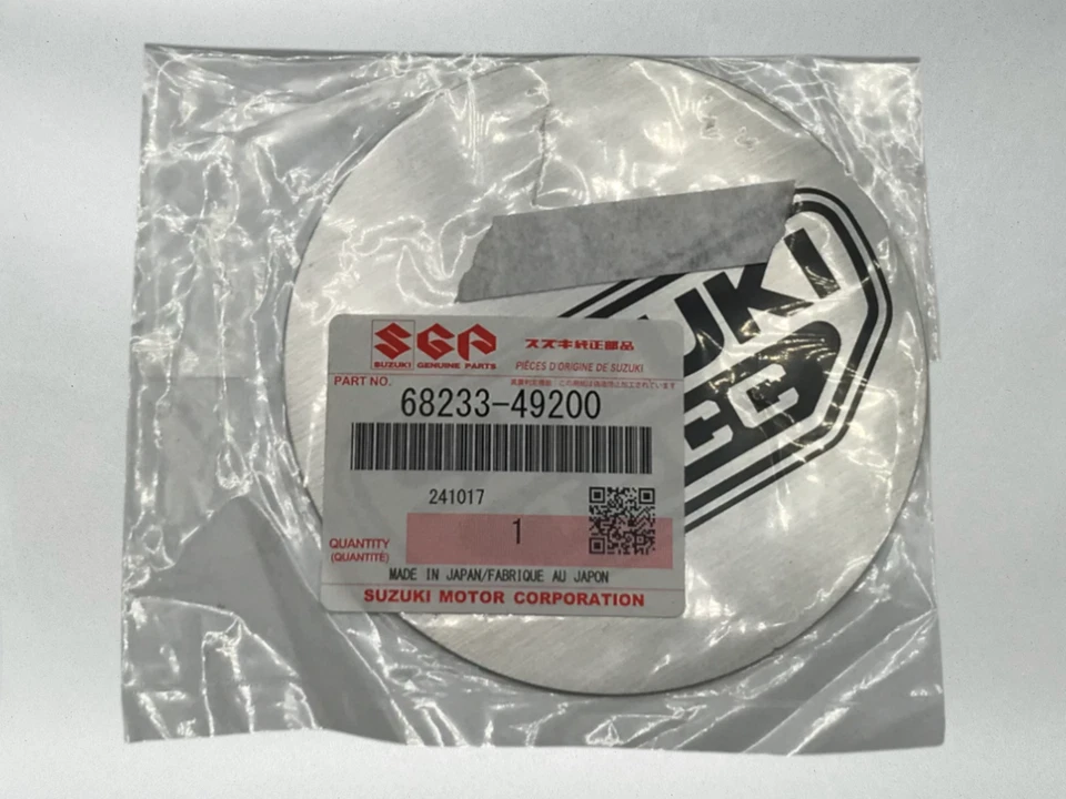 Calcomanía insignia emblema lateral izquierdo original Suzuki gs1000 gs1100 gs750 68233-49200 Foto 3 de 4