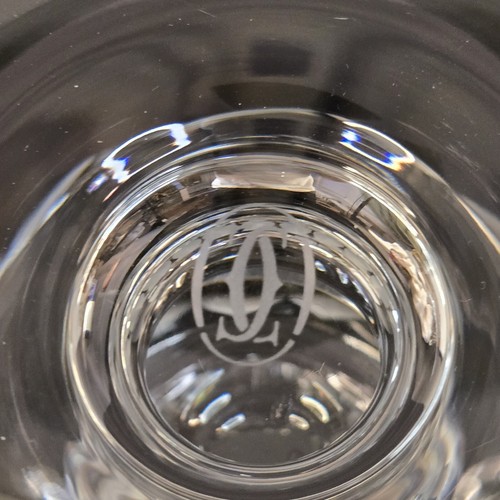 Cartier France Maison Du Shogun Cut Crystal Glass Vase 10.5" - Picture 19 of 22