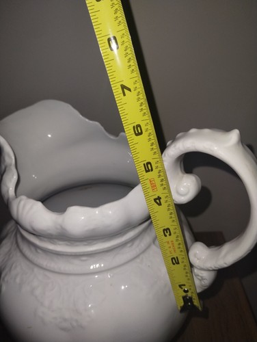 Antique Alfred Meakin White Pitcher - Royal Ironstone China England! - Picture 12 of 16