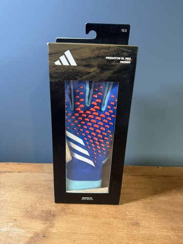 adidas Predator GL Pro Promo Goalkeeper Gloves Blue Size 10.5 RRP £120 Negative