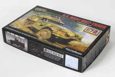 FORCES OF VALOR 873007A U.S. 1944 M3A1 HALF TRACK NORMANDY 1/72 SCALE