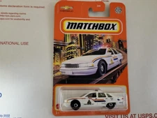 2020 Matchbox #07 MBX City Chevy Caprice Classic Police White NYPD