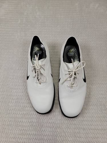 Nike Tiger Woods Golf Shoes Mens 8 Wide Nike Air Carbon Comfort White - Picture 2 of 11
