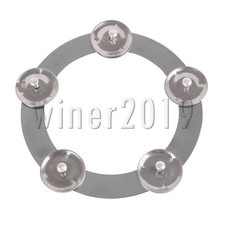 Percussion Cymbal Ching Ring Tambourine for Hihats Crashes Length 162mm