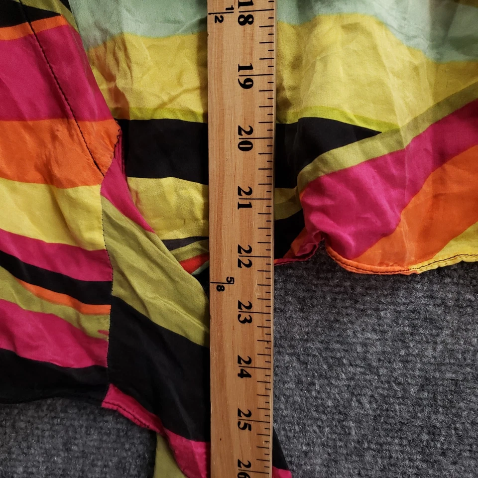 Blusa DE COLECCIÓN Spenser Jeremy Top Mujer L Grande Nudo de Seda Corbata Manga Larga Y2K Foto 4 de 4